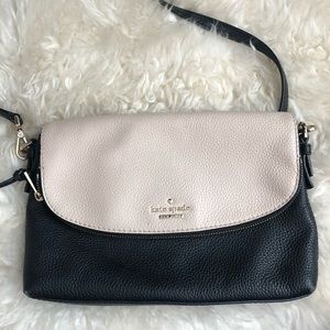 Kate Spade Black and Nude Crossbody Purse